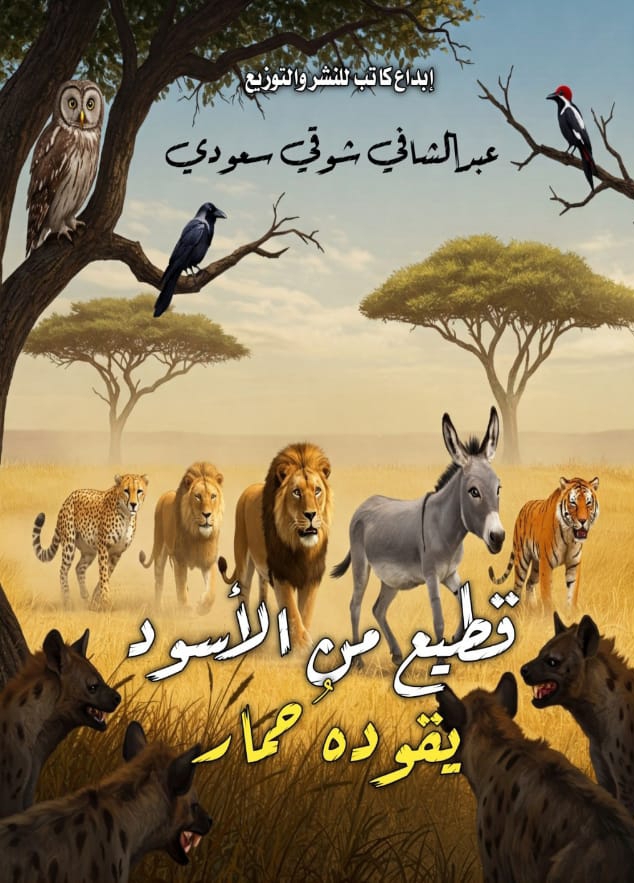 قطيع من الأسود يقوده حمار